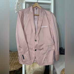 INC International Concepts Slim Fit Blazer – Men’s L (Blush Pink)